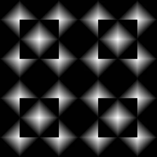 Abstrakter Geometrischer Hintergrund Monochrome Textur Schwarz Weiß Muster Vektorillustration — Stockvektor