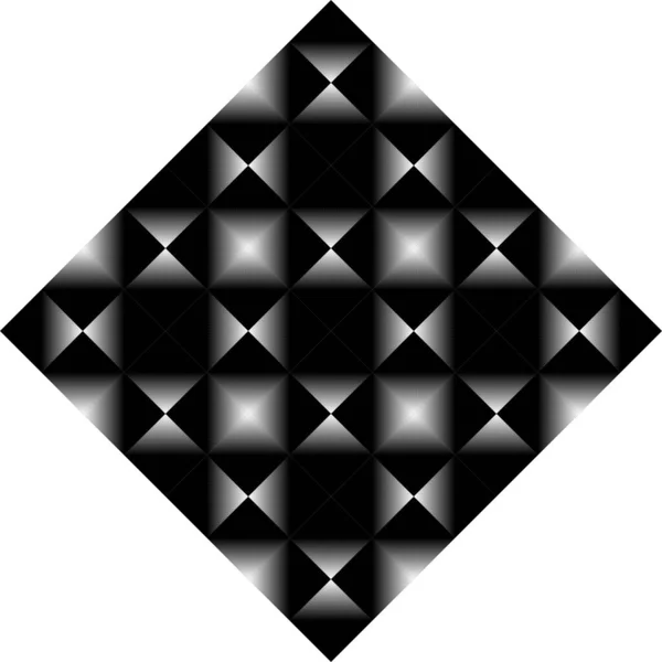 Abstracte Geometrische Achtergrond Monochrome Textuur Zwart Wit Patroon Vector Illustratie — Stockvector