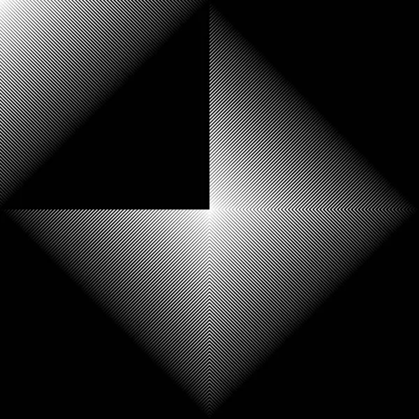 Fond Géométrique Abstrait Texture Monochrome Motif Noir Blanc Illustration Vectorielle — Image vectorielle