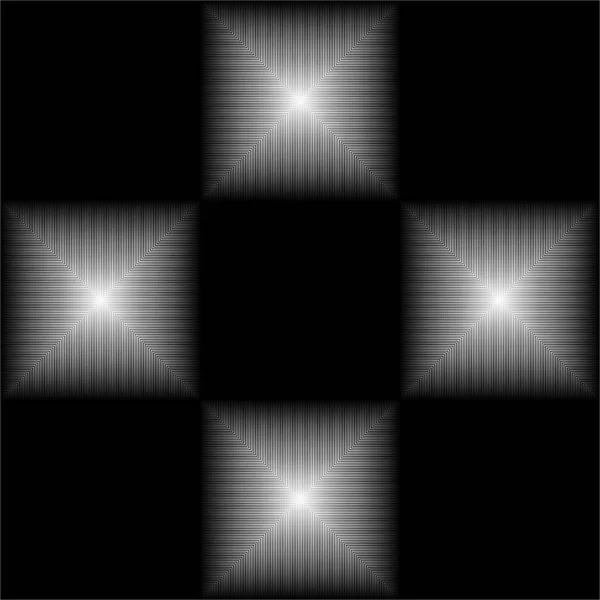 Abstrakter Geometrischer Hintergrund Monochrome Textur Schwarz Weiß Muster Vektorillustration — Stockvektor