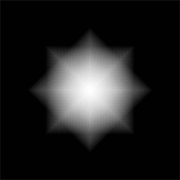 Abstrakter Geometrischer Hintergrund Monochrome Textur Schwarz Weiß Muster Vektorillustration — Stockvektor