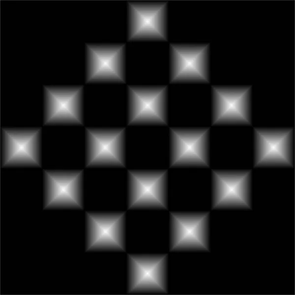 Abstrakter Geometrischer Hintergrund Monochrome Textur Schwarz Weiß Muster Vektorillustration — Stockvektor