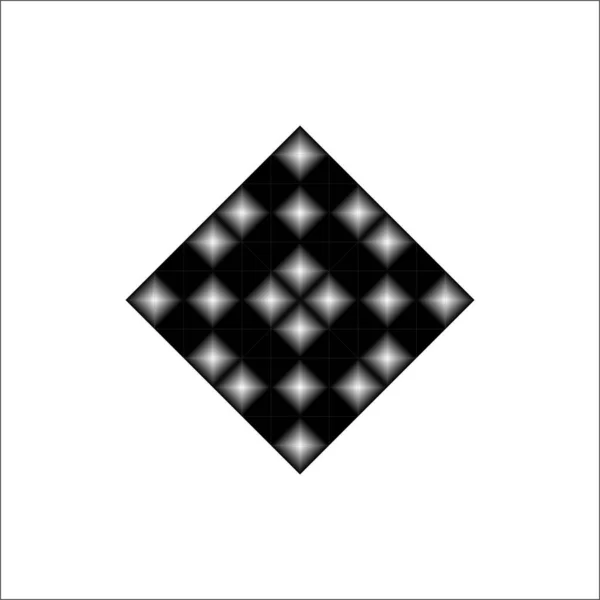 Fundo Geométrico Abstrato Textura Monocromática Padrão Preto Branco Ilustração Vetorial — Vetor de Stock
