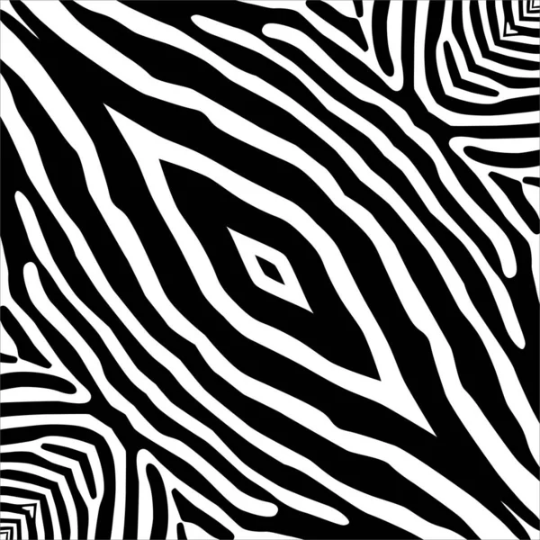 黑白相间的条纹图案图案受到斑马的启发 采购产品室内装饰 纺织品 包装纸 病媒图解 — 图库矢量图片