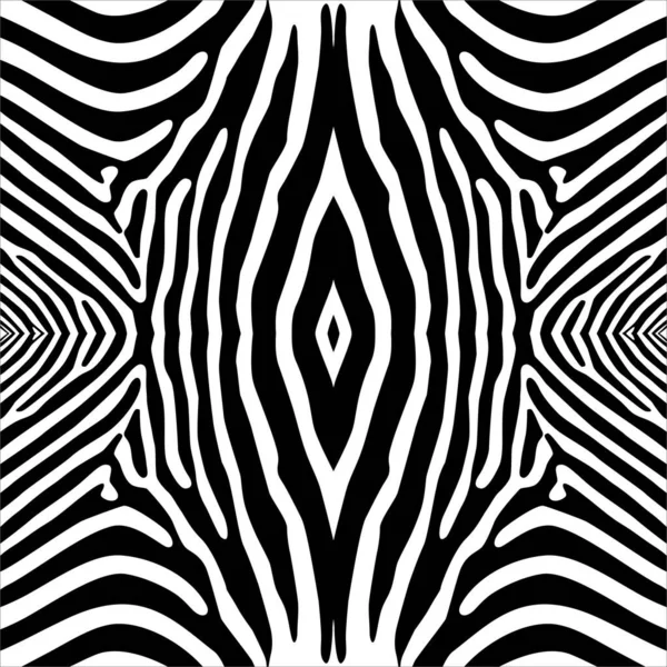 Black White Stripes Lines Motifs Path Inspired Zebra Украшения Интерьера — стоковый вектор