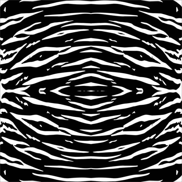 Patrón Motivos Blanco Negro Inspirado Patrón Motivos Tigre Decoración Para — Archivo Imágenes Vectoriales