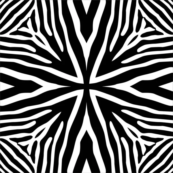 Black White Stripes Lines Motifs Path Inspired Zebra Украшения Интерьера — стоковый вектор