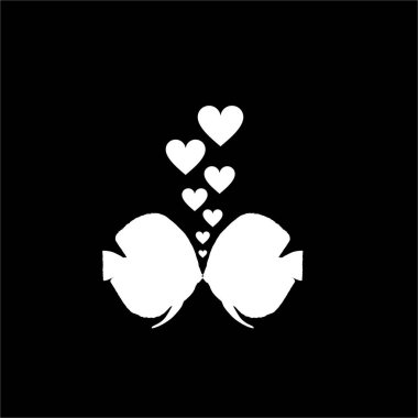 Symphysodon çifti, halk arasında Discus Fish, Discus Fish for Logo, Icon, Symbol veya Grafik Tasarım Elementi olarak bilinir. Vektör İllüstrasyonu