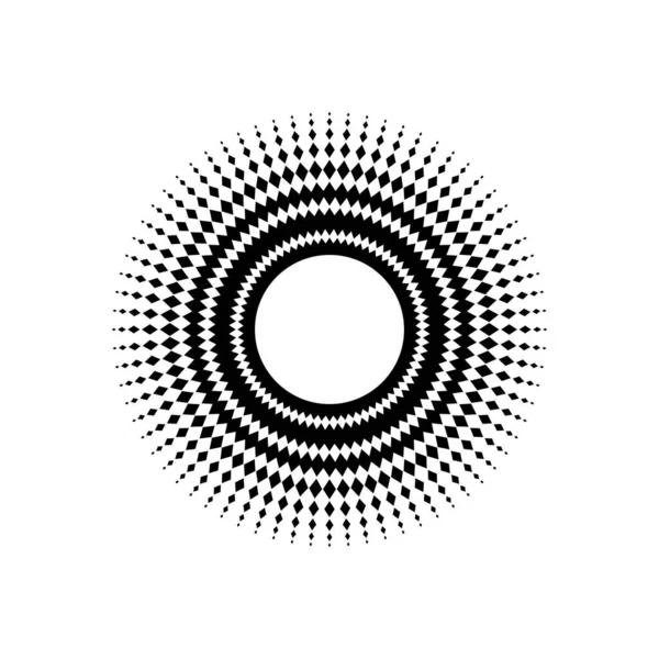 Mandala Tillverkad Rhombus Composition Modern Samtida Mandala För Logotyp Dekoration — Stock vektor
