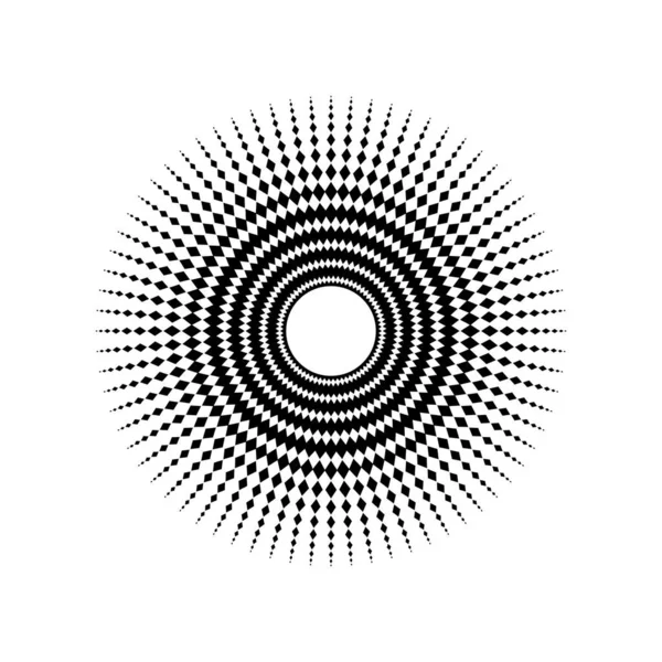 Mandala Κατασκευασμένο Από Rhombus Σύνθεση Σύγχρονη Σύγχρονη Mandala Για Λογότυπο — Διανυσματικό Αρχείο