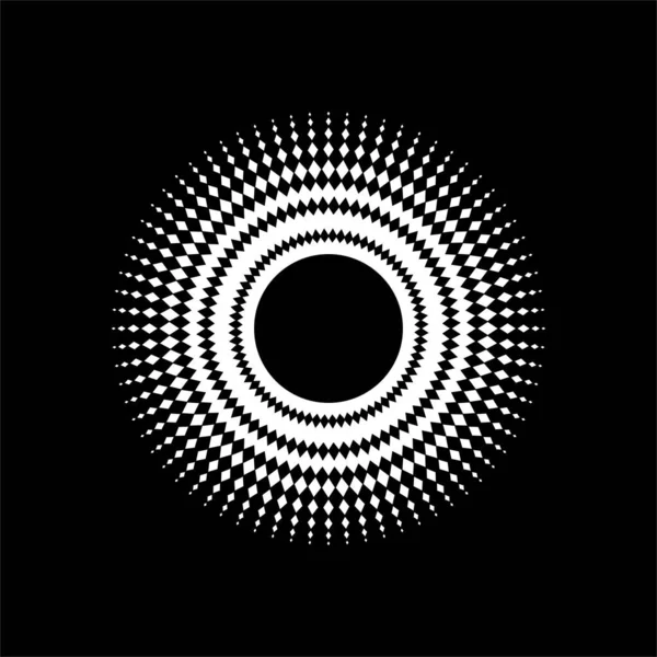 Mandala Aus Rhombus Komposition Modernes Zeitgenössisches Mandala Für Logo Dekoration — Stockvektor