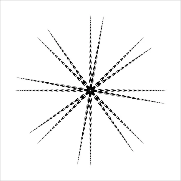 Kruh Tvar Ohnivého Tvaru Ikona Pro Dekoraci Zdobení Nebo Grafický — Stockový vektor