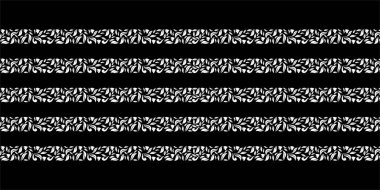 Yaprak, Yaprak, Organik, Çiçek Motifleri Süsleme, Dekorasyon veya Grafik Tasarım Elementi. Vektör İllüstrasyonu