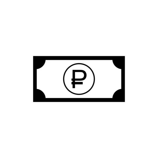 Ruble Icon Symbol Russian Currency Icon Symbol Iso Code Ruble — 图库矢量图片
