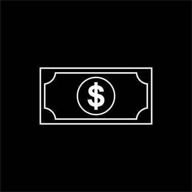 Dollar, USD Currency Icon Symbol Vector Illustration