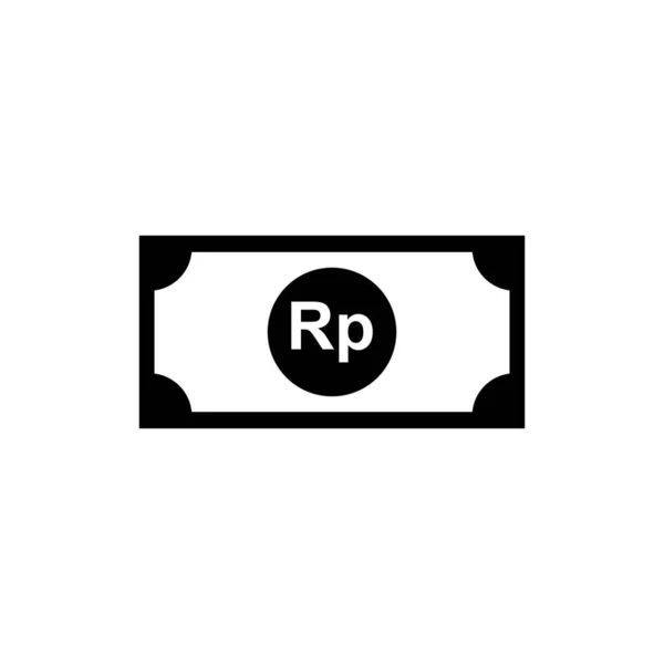 Indonesia Currency Icon Symbol Idr Rupiah Money Paper Vector Illustration —  Vetores de Stock