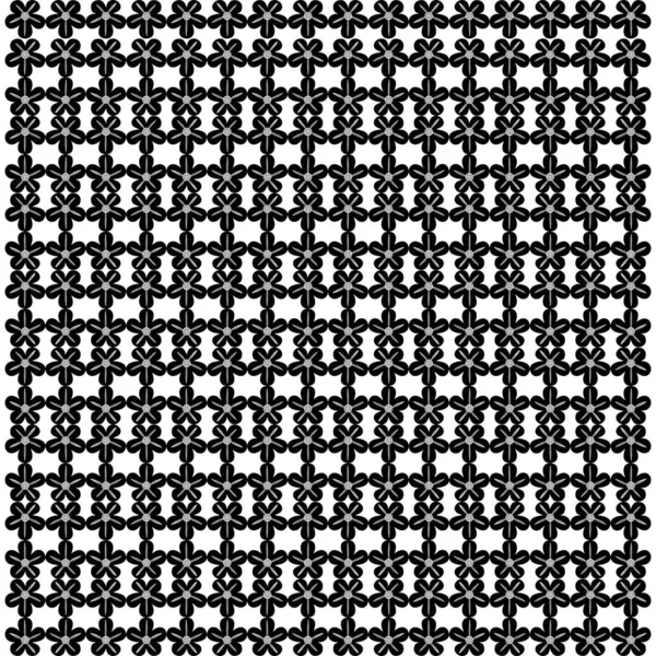 Flower Seamless Motifs Pattern Decoration Interior Exterior Carpet Textile Garment — Stock Vector