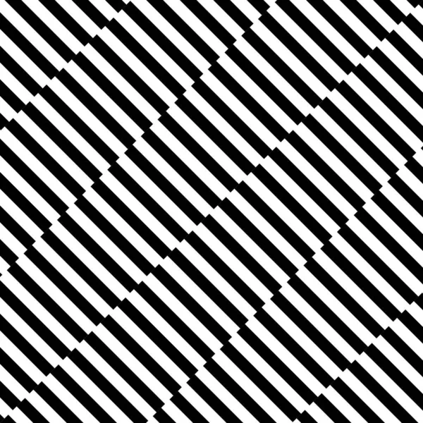 Stripes Motifs Pattern Black White Decoration Interior Exterior Carpet Textile — ストックベクタ