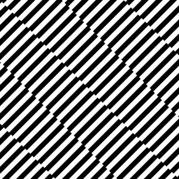 Stripes Motifs Pattern Black White Decoration Interior Exterior Carpet Textile — Stockový vektor