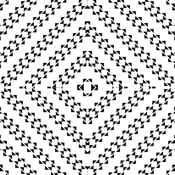 Seamless Motifs Pattern Inspired Triangle Shape Motifs Pattern Ornate Decoration — стоковый вектор