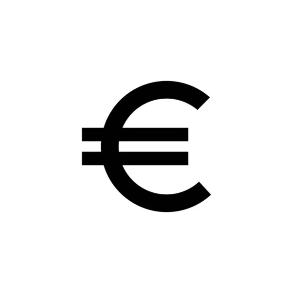 Euro Icon Symbol Pictogram Graphic Design Element Vector Illustration — Vector de stock