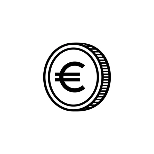 Euro Icon Symbol Pictogram Або Graphic Design Element Векторний Приклад — стоковий вектор