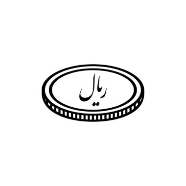 Kuwait Currency Icon Symbol. Kuwaiti Dinar, KWD Coins. Vector Illustration