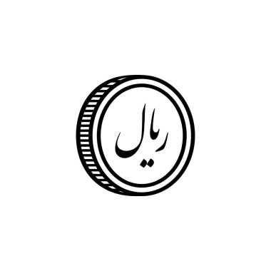Kuwait Currency Icon Symbol. Kuwaiti Dinar, KWD Coins. Vector Illustration