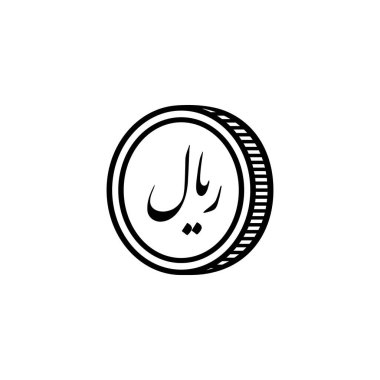 Kuwait Currency Icon Symbol. Kuwaiti Dinar, KWD Coins. Vector Illustration