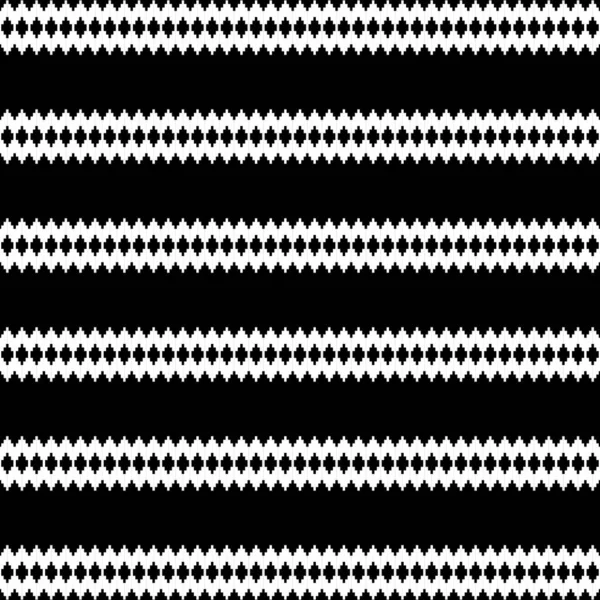 Seamless Zig Zag Motifs Pattern Contemporary Decoration Interior Exterior Carpet — 图库矢量图片