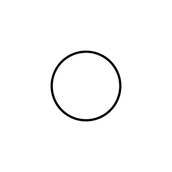 Circle Shape Logo Graphic Design Element Vector Illustration — Image vectorielle