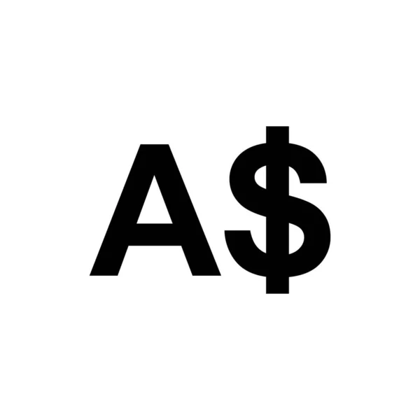 Australia Currency Aud Australian Dollar Icon Symbol Vector Illustration — Image vectorielle