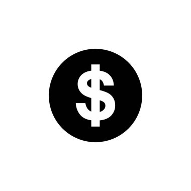 Dollar, USD Currency Icon Symbol. Vector Illustration