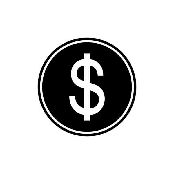 Dollar Usd Currency Icon Symbol Vector Illustration — Vetor de Stock