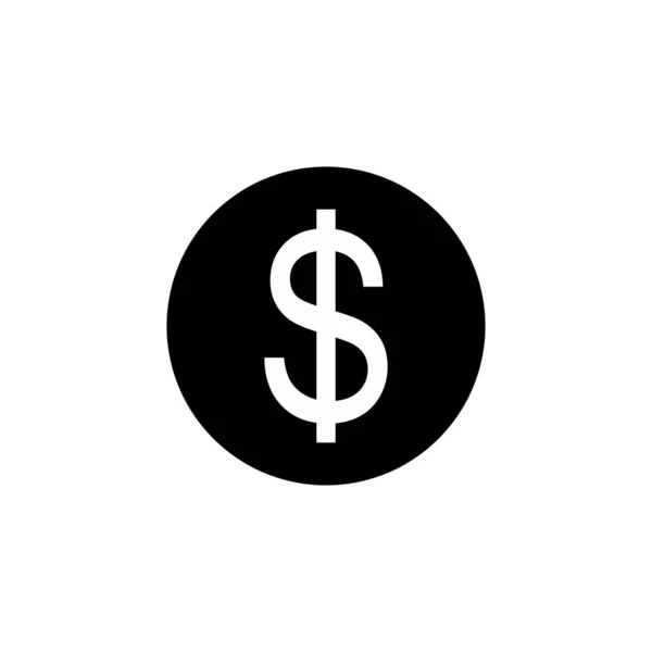 Dollar Usd Currency Icon Symbol Vector Illustration — Stok Vektör