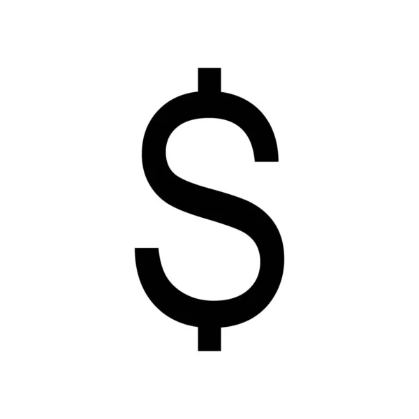 Dollar Usd Currency Icon Symbol Vector Illustration — Stok Vektör