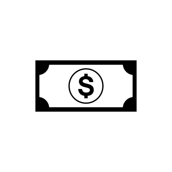 Dollar Usd Currency Icon Symbol Vector Illustration —  Vetores de Stock