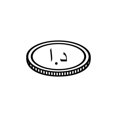 Jordanian Currency Icon Symbol, Jordanian Dinar, JOD. Vector Illustration