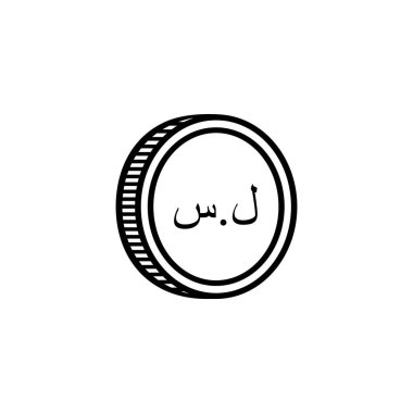 Syria Currency Icon Symbol. Syrian Pound, SYP. Vector Illustration