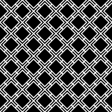 Seamless Rectangles Motifs Pattern. Decoration for Interior, Exterior, Carpet, Textile, Garment, Cloth, Silk, Tile, Plastic, Paper, Wrapping, Wallpaper, Pillow, Sofa, Background, Ect. Vector