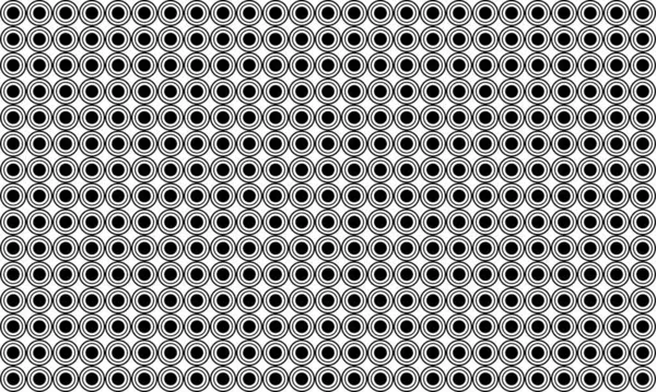 Polka Dots Motif Pattern Circle Shape Ornamental Interior Exterior Carpet — Stock Vector