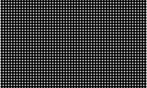 Polka Dots Motivmönster Circle Shape Ornamental För Interiör Utsida Matta — Stock vektor