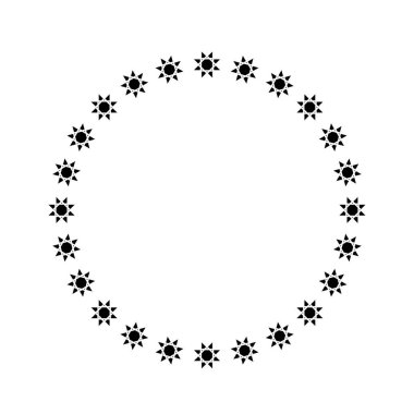 Çember Şekil Süsleme Motifi. İç, Dış, Halı, Tekstil, Kumaş, Kumaş, İpek, Döşeme, Plastik, Kağıt, Paketleme, Duvar Kağıdı, Yastık, Kanepe, Arkaplan, Ect. Vektör 