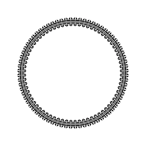 Kreis Form Ornamental Motiv Muster Dekoration Für Interieur Exterieur Teppich — Stockvektor