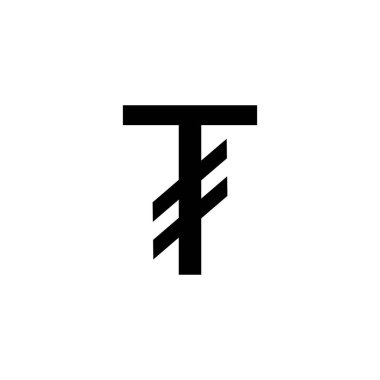 Moğolistan para birimi, MNT, Togrog, Tugrik. Moğolistan Para Simgesi. Vektör İllüstrasyonu