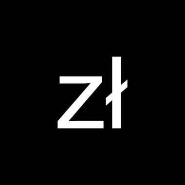 Poland Currency, PLN, Polish Zloty Icon Symbol. Vector Illustration