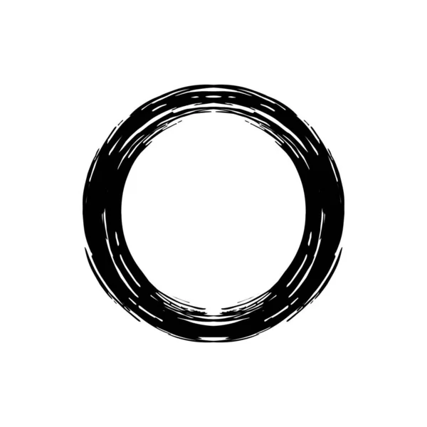 Zen Circle 아이콘 Zen Illustration Logo Art Frame Art Illustration — 스톡 벡터