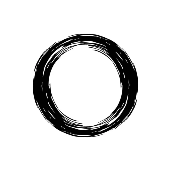 Zen Circle 아이콘 Zen Illustration Logo Art Frame Art Illustration — 스톡 벡터