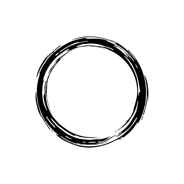 Zen Circle 아이콘 Zen Illustration Logo Art Frame Art Illustration — 스톡 벡터