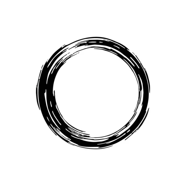 Zen Circle Icon Symbol Zen Illustration Logo Art Frame Art — Stockový vektor